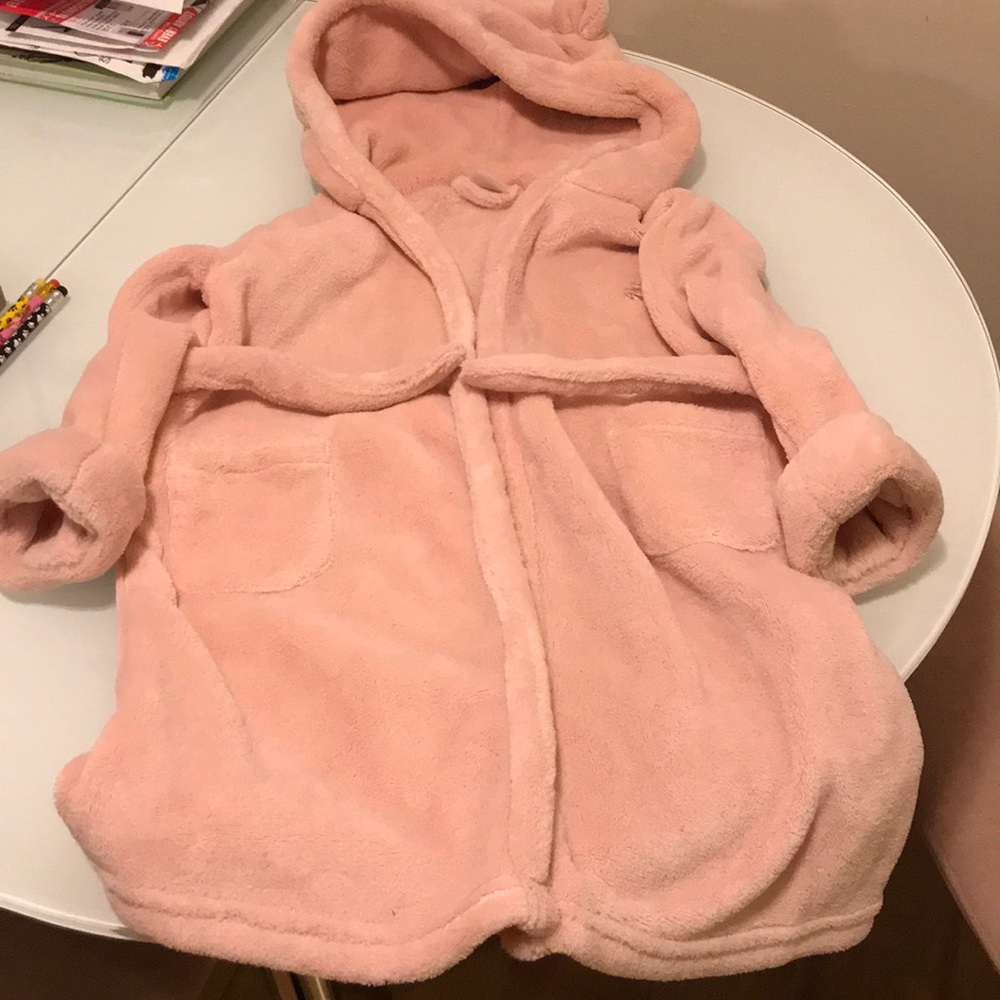 Soft terry toddler robe
